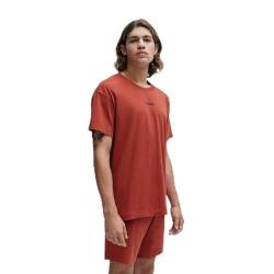 Hugo Herren Linked T-Shirt Pajama Bottom, Dark Red609, XXL EU von HUGO