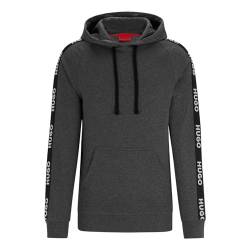 Hugo Herren Sporty Logo Hoodie, Open Grey61, M EU von HUGO