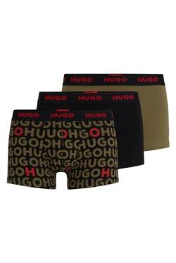 Hugo Herren Triplet Design Trunk, Dark Brown201, XXL EU von HUGO