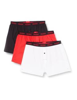 Hugo Herren Woven Triplet Boxer_Short, Black1, M EU von HUGO