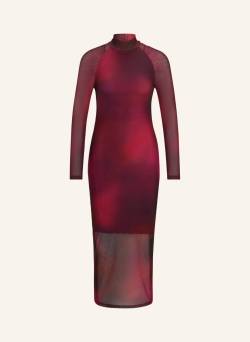 Hugo Jersey-Kleid Nortensis Slim Fit rot von HUGO