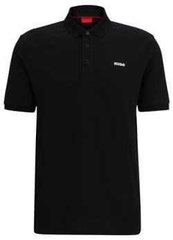 Hugo Men's Donos222 Polo, Black2, L von HUGO