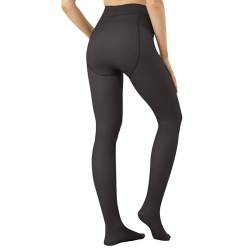 HUISPARK Thermostrumpfhosen FüR Damen Fleece Strumpfhose Winter, Winterstrumpfhose FüR Damen, GefüTterte Strumpfhose Frauen GefäLschte Verdickte Black Transparent-320g von HUISPARK