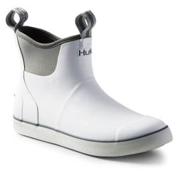 HUK Herren Rogue Wave Schuh | Hochleistungs-Angel-und Deckstiefel Regenstiefel, Weiß-Neu, 10 von HUK