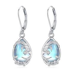 Phönix Ohrringe Silber 925 Phoenix Ohrhänger Phoenix Schmuck Geschenke Damen von HUKKUN