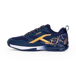 HUNDRED Herren Beast Max Badminton-Schuh, Navy Gold, 45 EU von HUNDRED