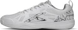 HUNDRED Herren Blade Non-Marking Badminton-Schuh, White Black, 40 EU von HUNDRED