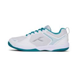 HUNDRED Herren Court Star Badminton-Schuh, White Lt Green, 40 EU von HUNDRED