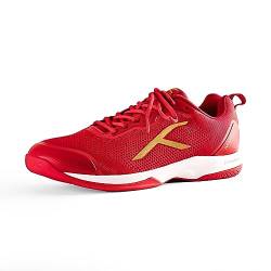 HUNDRED Herren Infinity Pro Badminton-Schuh, Red Gold, 43 EU von HUNDRED