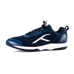 HUNDRED Herren Infinity Pro Non-Marking Badminton-Schuh, Navy White, 41 EU von HUNDRED