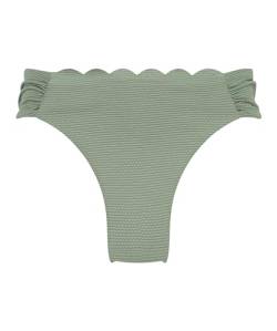 Bikini Slip Rio Scallop - Hedge Green - M von HUNKEMÖLLER