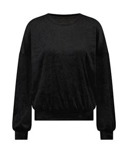 Hunkemöller Velours Top - Black - 2XL von HUNKEMÖLLER