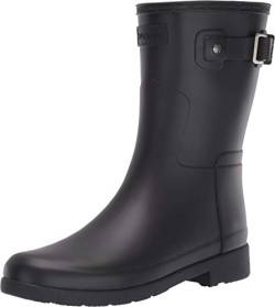 HUNTER Damen Boots Original Refined Short WFS1098RMA schwarz 41 von HUNTER