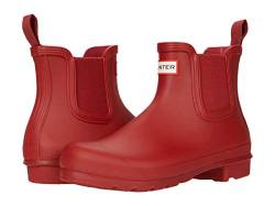 HUNTER Damen Chelsea Bootsschuh, Military red, 40.5 EU von HUNTER