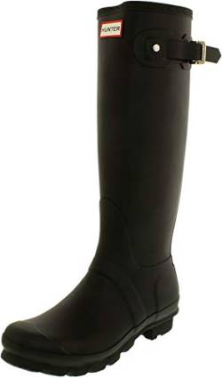 Hunter Original Tall classic, Unisex - Erwachsene Gummistiefel mit hohem Schaft, Schwarz (BLACK-0BLK), 38 von HUNTER