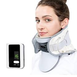 Aufblasbares Hals-Nacken-Traktionsgerät, Luftpumpen-Hals-Traktionsgerät, Verstellbarer Nackenstrecker (Elektrisches aufblasbares Modell) von HURRISE