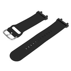 Weiches Silikon-Uhrenarmband, Smartwatch-Armband, Zubehör, Passend für Amazfit Smartwatch-Armband, für Verstellbare Ersatz-T-Rex-2-Smartwatch (Schwarz) von HURRISE