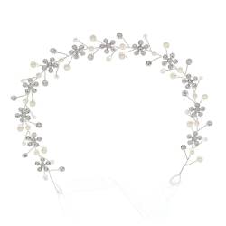Anmutiges Stirnband, 1 Stück, Pflaumenblüten-Strass-Haarband, Pflaumenscheiben, süßes Braut-Stirnband/491 von HUSHUWAN