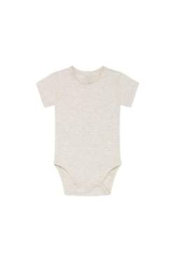 HUST & CLAIRE Baby Jungen Kurzarm Body 37506 in beige, Kleidergröße:74, Farbe:Beige von HUST & CLAIRE