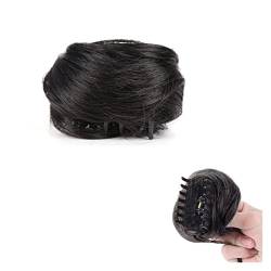 Perücken ﻿, 1 Stück Haarteile, Hochsteckfrisur, Ballett-Dutt for Frauen, Grils, Klaue, Clip-in-Haarknoten, unordentliche gefälschte Haarknoten, Erweiterungen, Clip-in-Donut-Chignon-Synthetik-Brötchen von HWHXY68