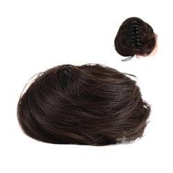 Perücken ﻿, Mini-Krallen-Clip for Anklipsen von unordentlichen Katzenohren, synthetisches kurzes Krallen-auf-Chignon-Haarverlängerung, Donut-Hochsteckfrisur, Krallen-Clip for Anklipsen, Haarteil for F von HWHXY68