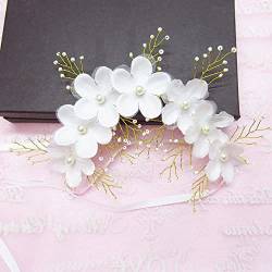 Neue Kristall Strass Stirnbänder for Frauen Hochzeit Braut Haarschmuck Koreanische Blume Stirnband Damen Zubehör Haarband ( Color : 1. ) von HXSCOO