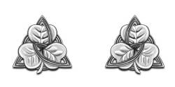Kleeblatt-Ohrringe für Männer keltische Stecker Irischer Schmuck 925 Sterling Silber St. Patricks Tag Geschenke für Frauen Mädchen von HXWZB