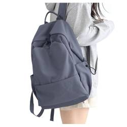 HYC00 Schulrucksack Damen, Causal Travel Schultaschen 14 Zoll Laptop Rucksack für Mädchen im Teenageralter Leichter Rucksack Wasserabweisend Bookbag College Boys Men Work Daypack,Blau Lila von HYC00