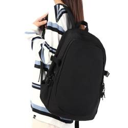 HYC00 Schulrucksack Mädchen Teenager Schultaschen Damen,Leichtgewicht Rucksack Jugendliche für Schul College 14 Zoll Laptop,Wasserdicht Schulranzen Jungen, Backpack Herren,Daypacks，Schwarz von HYC00