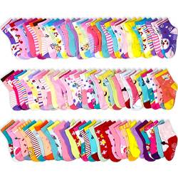 HYCLES Baby ABS Socken Kinder 12 Paar Stoppersocken Kinder Anti Rutsch Socken Kind Jungen Mädchen 23-26 27-30 Kleinkind Socken Baby Mystery Box für Mädchen (12 Paare) für 1-3 Jahre von HYCLES