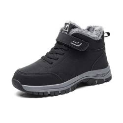 Orthoback Schuhe, Orthoboots Pro - Ergonomische Winterstiefel, Unisex-Schmerzlinderung und Wärme (Schwarz, Erwachsene, Herren, 43, Numerisch, EU Schuhgrößensystem, M) von HYLM