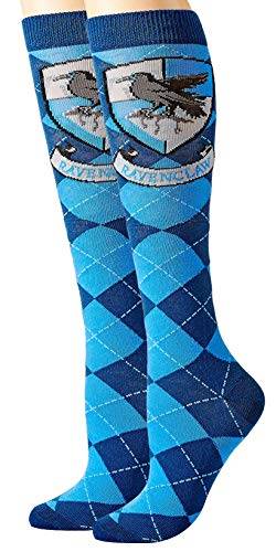 Harry Potter Argyle Juniors/Damen Kniestrümpfe, Blau, 36.5-43 EU von HYP