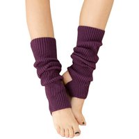 HYTIREBY Beinstulpen Gestrickte Ballett-Beinstulpen für Mädchen/Damen extra weiche, lange Beinstulpen für Yoga, Tanzen, Winter von HYTIREBY