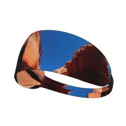 Elastisches Aldult Übungs-Stirnband für Damen und Herren, feuchtigkeitsableitend, athletisch, zum Laufen, Trainieren von Gorge-Landschaften von HYTTER