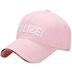 HZMM Washed Vintage Baseball Cap Polizei atmungsaktive Outdoor-Schirmmütze Baseballcap Sommer Atmungsaktive Outdoor-Freizeit-Cap-Baseball-Mütze Running Basecap Strandhut von HZMM