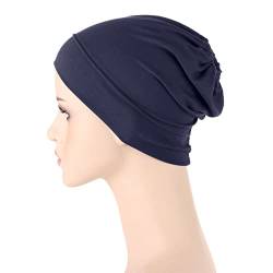 Schweißband Damen Muslimische Kopftuchmütze für Damen, europäische und amerikanische Mode, Milchseide, Pferdeschwanz, Kopftuch Mützen & Stirnbänder Für Damen von HZMM