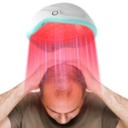 Laser Haarwuchs Kappe, Rotlicht Therapie Helm für Haarwuchs, FDA freigegebene Haarausfall-Behandlung für Männer und Frauen mit dünner werdendem Haar, wiederaufladbare Haarwachstum Produkt von HaSoCare