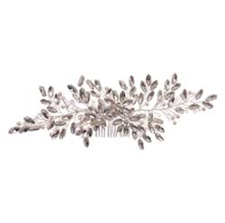 Haarkamm Hochzeit Haarkamm Haarschmuck Haar Seitenkämme Strass Haarspange Kamm Strass Einfache Haarkamm Clip Dekorative Haarkämme Haarschmuck Kamm Haar Steckkamm von Habrur