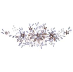 Haarkamm Hochzeit Haarkamm Haarschmuck Hochzeit Haarkamm Braut Stirnband Gold Haarschmuck Blume Braut Hochzeit Haarband Damen Haarschmuck Kamm Haar Steckkamm von Habrur