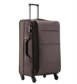 Habrur Rollkoffer Koffer Trolley Erweiterbares Softside-Handgepäck Mit Spinnerrädern, Leichter Aufrechter Koffer Koffer Gepäck Reisekoffer (Color : C, Size : 24in) von Habrur