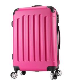 Habrur Rollkoffer Koffer Trolley Leichte Reisekoffer Mit Rollenden Rädern, Handgepäck Für Geschäftsreisende Koffer Gepäck Reisekoffer (Color : A, Size : 20inch) von Habrur