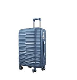 Habrur Rollkoffer Koffer Trolley Unzerstörbares, Erweiterbares Hartschalen-Spinnergepäck Mit TSA-Schloss 20/24/28 Zoll Koffer Gepäck Reisekoffer (Color : Blu, Size : 28in) von Habrur