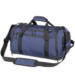 Reisetasche 18-Zoll-Sport-Reisetasche, Sporttasche Für Herren, Weekender-Übernachtungstasche Mit Schuhfach Sporttasche (Color : B, Size : 47 * 30 * 25cm) von Habrur