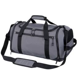 Reisetasche 18-Zoll-Sport-Reisetasche, Sporttasche Für Herren, Weekender-Übernachtungstasche Mit Schuhfach Sporttasche (Color : C, Size : 47 * 30 * 25cm) von Habrur