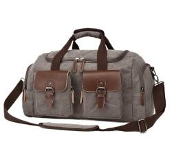 Reisetasche 20-Zoll-Reisetasche, Weekender-Reisetasche, Segeltuch, Reise-Übernachtungs-Handtasche Für Damen Und Herren Sporttasche (Color : F, Size : 51 * 22 * 29 cm) von Habrur