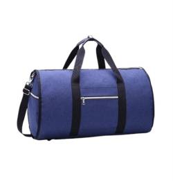 Reisetasche Kleidersack Für Die Reise 2 In 1, Kleidersack Für Geschäftsreisen, Faltbare Reisetasche Sporttasche (Color : B, Size : 550 * 280 * 300mm) von Habrur
