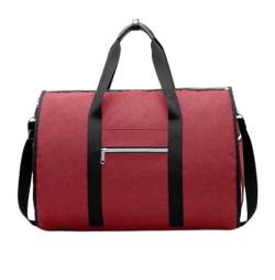 Reisetasche Kleidersack Für Die Reise 2 In 1, Kleidersack Für Geschäftsreisen, Faltbare Reisetasche Sporttasche (Color : D, Size : 550 * 280 * 300mm) von Habrur
