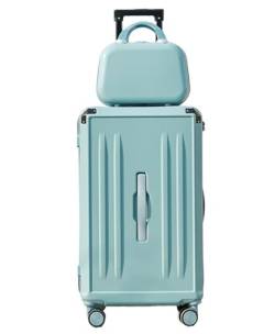Rollkoffer Koffer Trolley Gepäcksets, 2-teilig, Langlebige Gepäcksets, Handgepäck-Kofferset Für Damen Und Herren Koffer Gepäck Reisekoffer (Color : C, Size : 20in) von Habrur