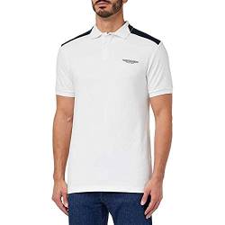 HACKETT LONDON Herren Am Col Block Polohemd, White (White), XL von Hackett London