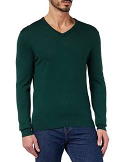 HACKETT LONDON Herren Cotton Cashmere V Pullover, Grn Formschnitt, XS von Hackett London